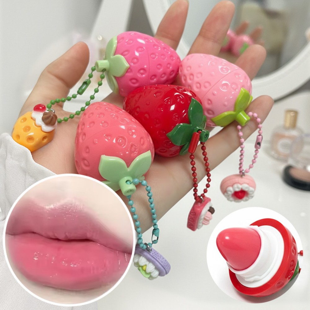Gummy Candy - 4-Color Random Sending Strawberry Warm Moisturizing