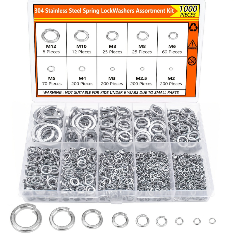 Nuts Mix - 1000Pcs M2 M2.5 M3 M4 M5