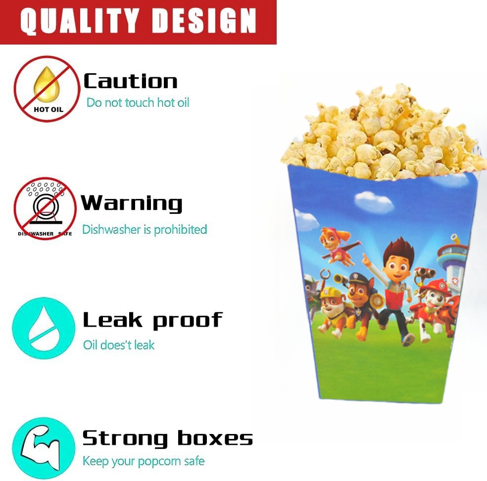 Skye Paw Patrol Popcorn Box Bi - Popcorn recension och pris