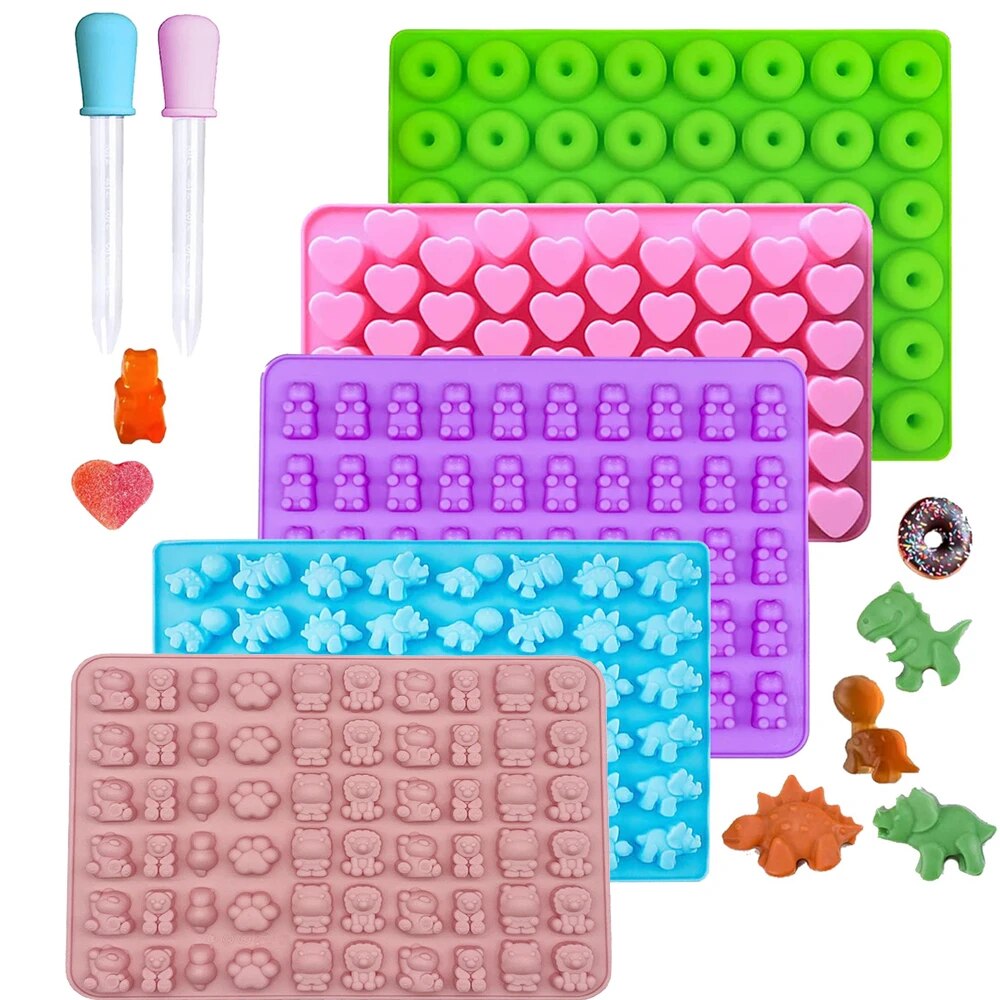 Gummy Bear Molds Silicone Mini - Gummy Candy recension och pris
