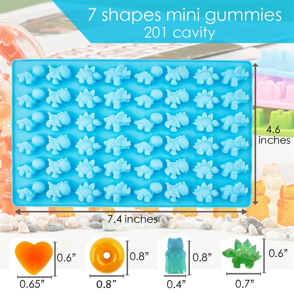 Gummy Bear Molds Silicone Mini - Gummy Candy recension och pris