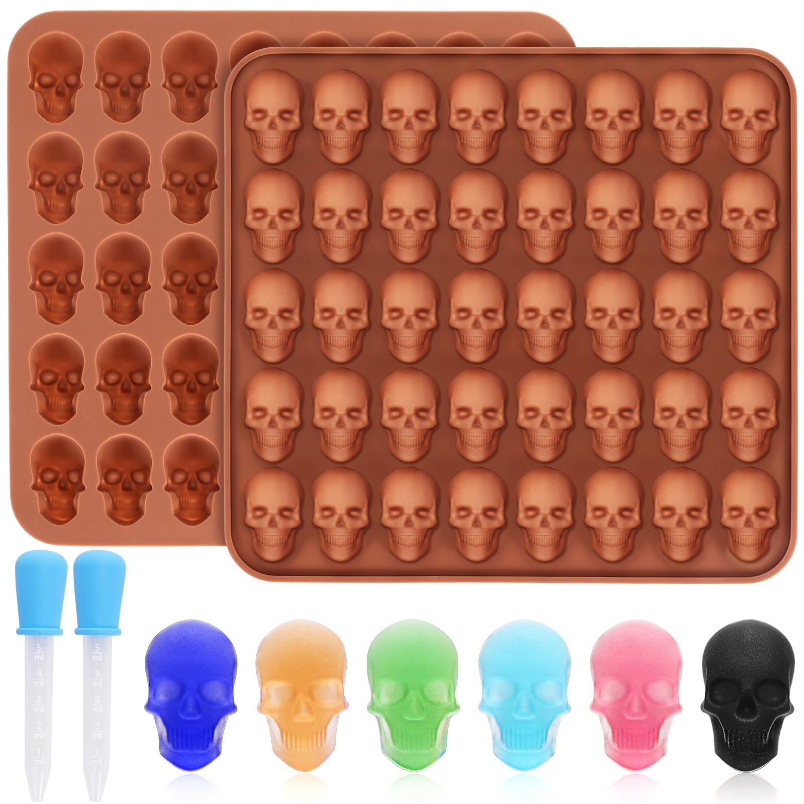 1-2 Pack Mini Skull Gummie Cho - Gummy Candy recension och pris