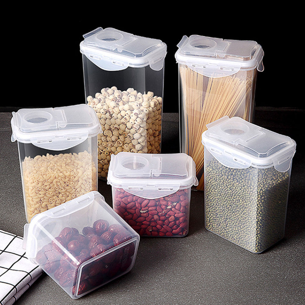 2Pcs Storage Jar Set Plastic A - Dried Fruit recension och pris