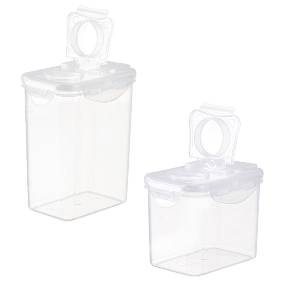 2Pcs Storage Jar Set Plastic A - Dried Fruit recension och pris