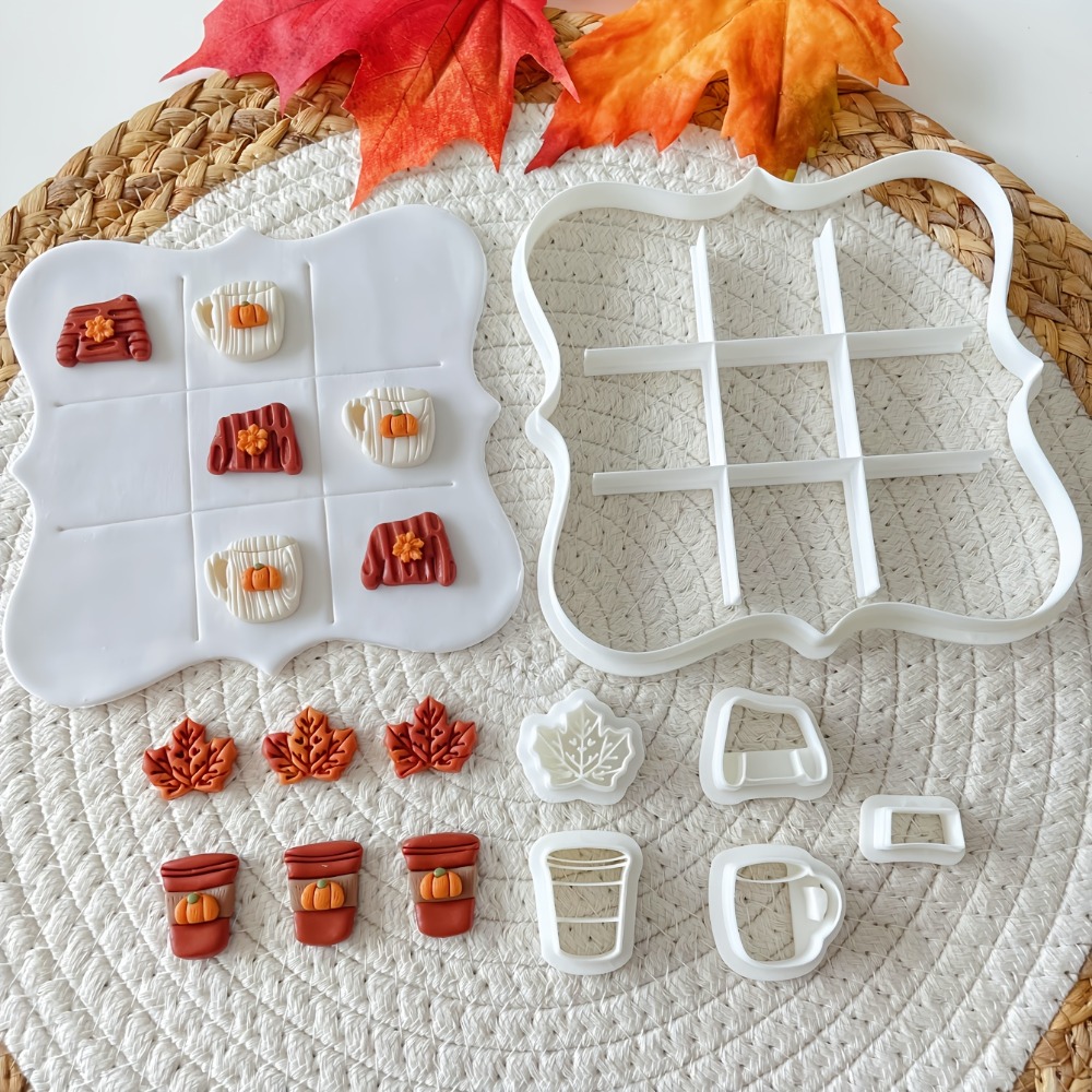 7Pcs Autumn Tic-Tac-Toe Cookie - Cookies Pack recension och pris