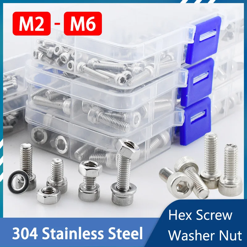 M2 M3 M4 M5 M6 304 Stainless S - Nuts Mix recension och pris